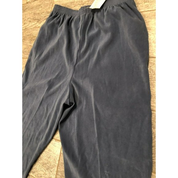 NWT Alfred Dunner Pull On Pants Velour Y2K 49501 Stretch 14 Proportioned Medium - Picture 7 of 7